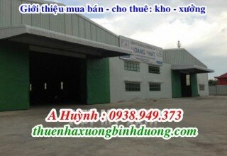 Bán nhà xưởng 10.000m2 ở An Phú, Thuận An, Bình Dương, LH 0981595795 A Kim