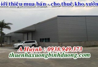 Cho thuê gấp nhà xưởng sản xuất Thuận An, LH A Kim 0981595795