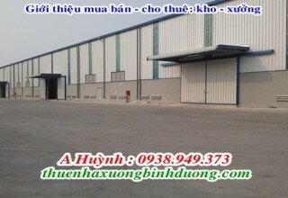 Cho Thuê Kho, Nhà Xưởng Tại An Phú, Thuận An, LH 0981595795 A Kim
