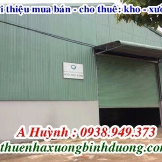 Cho thuê kho xưởng giáp VSIP 1 Thuận An Bình Dương 1300m, LH 0981595795
