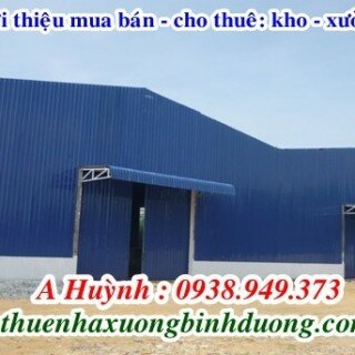 Cho thuê nhà xưởng tại Bình Chuẩn gần ngã tư Miếu Ông Cù 700m giá 25tr