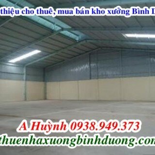 Cho thuê nhà xưởng tại Bình Chuẩn Thuận An Bình Dương 852m giá 30 triệu
