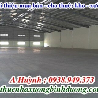 Cho thuê nhà xưởng tại Khánh Bình Tân Uyên Bình Dương 2300m, LH 0981595795