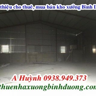 Cho thuê nhà xưởng tại quốc lộ 13 gần ngã tư Hòa Lân diện tích 315m giá 19tr