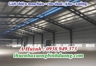 Cho thuê nhà xưởng tại Thuận An Bình Dương, 2500m2, LH 0981595795 A Kim