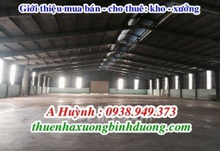 Cho thuê nhà xưởng Thuận An Bình Dương, 3.300m2, LH 0981595795 A Kim