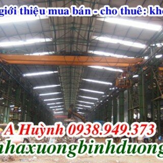 Cho thuê nhà xưởng trong KCN Nam Tân Uyên Bình Dương 4800m, LH 0981595795