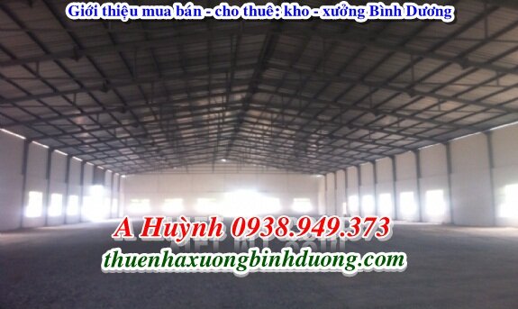 cho thuê nhà xưởng bến cát bình dương 3