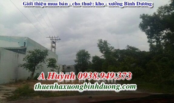 Cần cho thuê Nhà Xưởng Tân Uyên 2