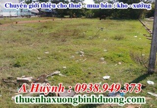 Bán cho thuê đất trong KCN Tân Bình huyện Tân Uyên Bình Dương, LH 0981.595.795 Mr Kim