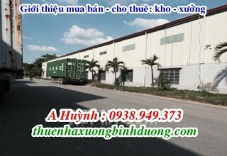 Bán nhà xưởng Bình Dương sản xuất đồ điện gia dụng, LH 0981.595.795 Mr Kim