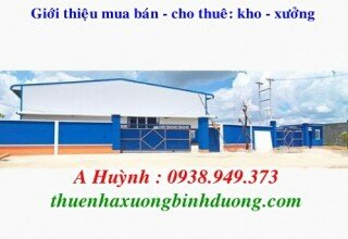 Bán nhà xưởng 4500m2 kv đất 11500m2 trong KCN Nam Tân Uyên, Bình Dương, LH 0981595795 A Kim