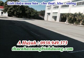 Bán nhà xưởng Tân Định, Bình Dương, LH 0981.595.795 Mr Kim
