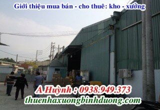 Bán nhà xưởng Tân Phước Khánh, Bình Dương, LH 0981.595.795 Mr Kim