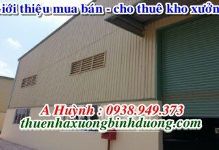 Bán xưởng Bình Dương KCN Đồng An, LH A Kim 0981595795