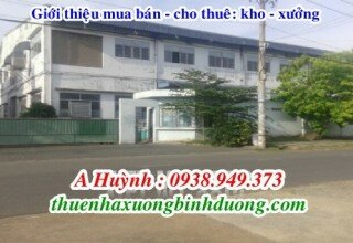 Bán xưởng Định Hòa, Bình Dương, LH 0981.595.795 Mr Kim