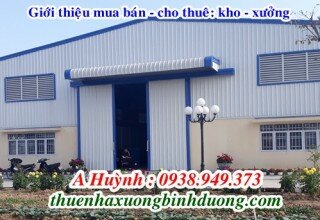 Bán xưởng Tân Phước Khánh, Bình Dương, LH 0981.595.795 Mr Kim