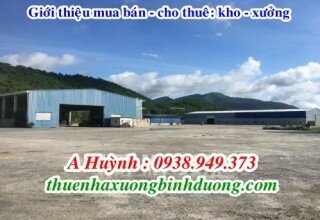 Bán xưởng Thạnh Phước, Bình Dương, LH 0981.595.795 Mr Kim