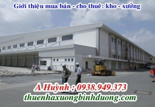 Bán xưởng Vĩnh Phú, Bình Dương, LH 0981.595.795 Mr Kim