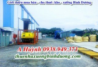 Báo giá cho thuê nhà xưởng làm cơ khí Thành phố mới Bình Dương, LH A Mr Kim 0981.595.795