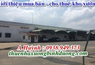 Báo giá cho thuê nhà xưởng Thuận An Bình Dương làm ba lô túi xách, LH A Kim 0981595795