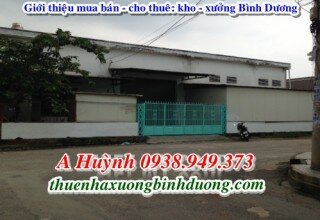 Báo giá cho thuê nhà xưởng Thuận An Bình Dương làm đồ điện, LH A Kim 0981595795