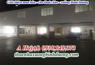 Báo giá cho thuê xưởng đồ điện Thuận An Bình Dương, LH A Kim 0981595795