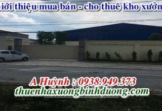 Báo giá cho thuê xưởng may giá rẻ Bình Dương, LH A Kim 0981595795