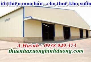 Báo giá cho thuê xưởng may Thuận An Bình Dương, LH A Kim 0981595795