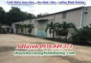 Báo giá cho thuê xưởng nội thất Thuận An Bình Dương, LH A Mr Kim 0981.595.795