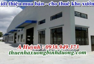 Báo giá cho thuê xưởng thực phẩm giá rẻ Bình Dương, LH A Mr Kim 0981.595.795