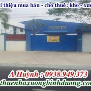 Cần cho thuê kho KCN Phú Chánh Tân Uyên diện tích 3.500m2