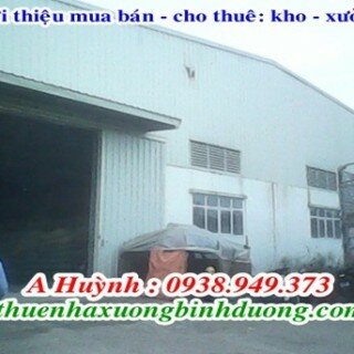Cho thuê kho tại Bình Chuẩn Thuận An Bình Dương 3500m giá 160 triệu