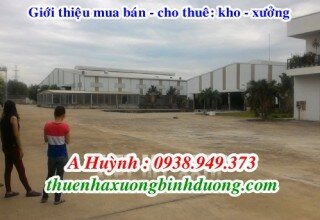 Cho thuê kho xưởng gần KCN Mỹ Phước, Bến Cát 3.000m2, 6.000m2 và 9.000m2, LH 0981.595.795 Mr Kim