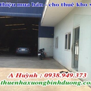 Cho thuê kho xưởng sản xuất tại An Phú, Thuận An, Bình Dương