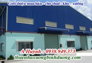 Cho thuê kho xưởng 4000m2 tại Định Hòa Thủ Dầu Một, Bình Dương giá 1.7 usd/m2, LH 0981.595.795 Mr Kim