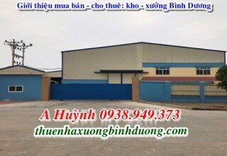 Cho thuê nhà xưởng 5000m2 trong KCN Kim Huy, TP. Thủ Dầu Một, BD, LH A Kim 0981595795