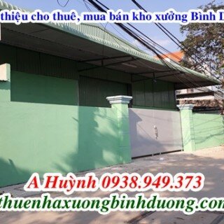 Cho thuê nhà xưởng Bình Chuẩn Thuận An diện tích 500m giá thuê 20 triệu