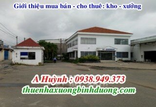 Cho thuê nhà xưởng Bình Dương sản xuất đồ điện gia dụng, LH 0981.595.795 Mr Kim