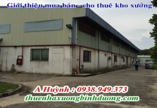 Cho thuê nhà xưởng Bình Dương sản xuất trang thiết bị trang trí nội thất, LH 0981.595.795 Mr Kim