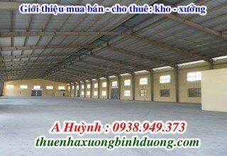 Cho thuê nhà xưởng 3.000m2 KCN Nam Tân Uyên Bình Dương, LH 0981595795 A Kim