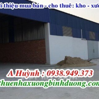 Cho thuê nhà xưởng tại Tân Phước Khánh Tân Uyên 600m giá 25 triệu