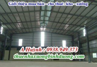 Cho thuê nhà xưởng tại Thuận An Bình Dương, 600m2, LH 0981.595.795 Mr Kim