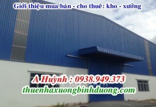 Cho thuê nhà xưởng tại Thuận An Bình Dương, LH 0981.595.795 Mr Kim