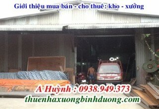 Cho thuê nhà xưởng Thuận An, 1400m2, LH 0981.595.795 Mr Kim