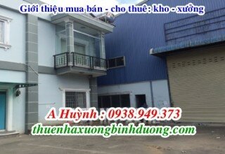 Cho thuê nhà xưởng Thuận An Bình Dương, LH 0981.595.795 Mr Kim