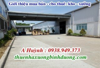 Cho thuê nhà xưởng Thuận An Bình Dương, LH 0981.595.795 Mr Kim