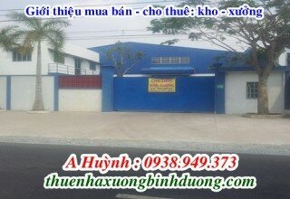 Cho thuê nhà xưởng 6500m2 giá 2usd/m2 trong KCN Nam Tân Uyên, Bình Dương, LH 0981595795 A Kim