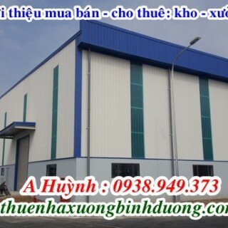 Cho thuê nhà xưởng trong KCN Sóng Thần 3 Thủ Dầu Một Bình Dương 8400m, LH 0981595795