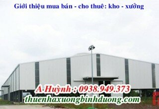 Cho thuê nhà xưởng 3700m2 trong KCN Vsip 1, Thuận An, Bình Dương giá 3.5 usd/m2, LH 0981.595.795 Mr Kim